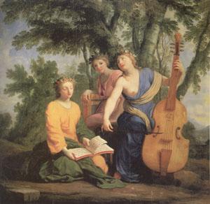 Melpomene Erato and Polymnia (mk05), Eustache Le Sueur